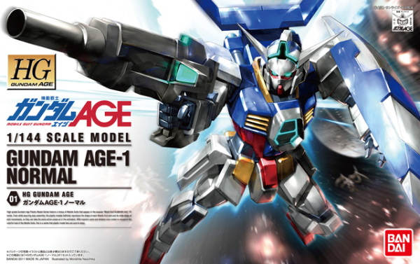 Gundam Age High Grade (HG): #01 Gundam Age-1 Normal 
