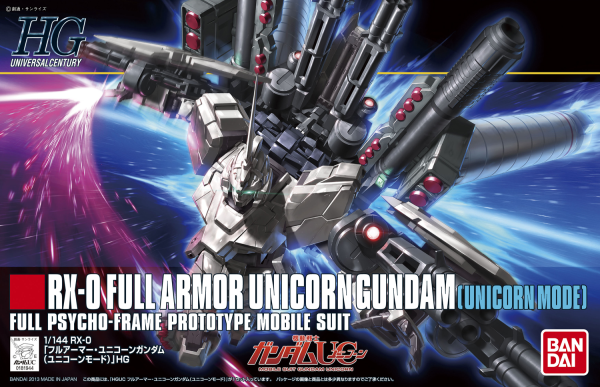 Gundam High Grade Universal Century #156: RX-0 Full Armor Unicorn Gundam (Unicorn Mode) 
