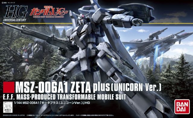 Gundam High Grade Universal Century #182: MSZ-006A1 Zeta Plus (Unicorn Ver.) 