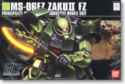 Gundam High Grade Universal Century #087: MS-06F ZAKU II FZ (KAI) 