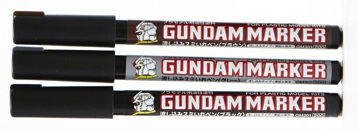 Gundam Marker: GM302P Pour Type Silver / Grey 