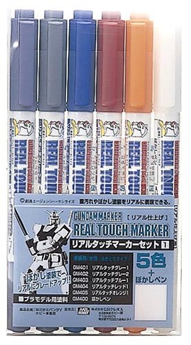 Gundam Marker Set: Real Touch Set #1 