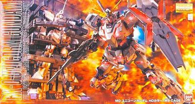 Gundam Master Grade (MG): 1/100: RX-0 Unicorn Gundam (HD Color + MS Cage) 