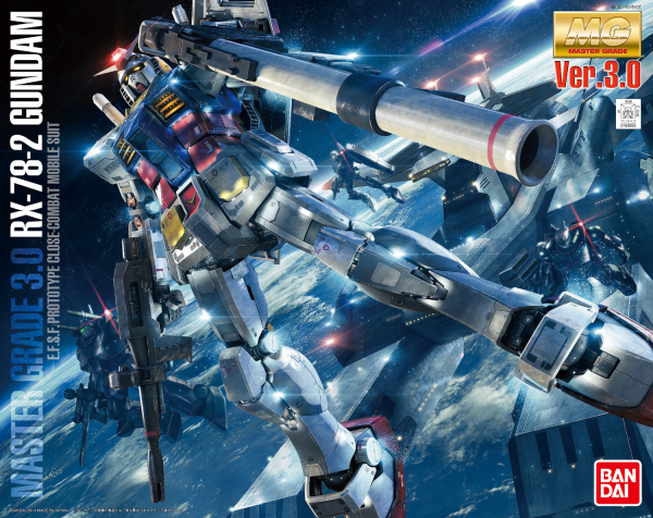 Gundam Master Grade (MG): 1/100: RX-78-2 Gundam Ver. 3.0 