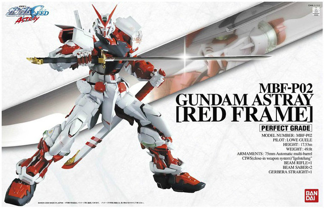 Gundam Perfect Grade: MBF-P02 Gundam Astray [Red Frame] (1/60) 