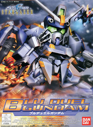 Gundam SD BB295: Blu Duel Gundam 