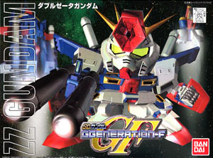 Gundam SD GGeneration-F GF BB212: MSZ-010 ZZ Gundam 