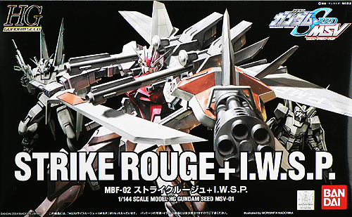 Gundam Seed MSV Series HG 1/144 #01: Strike Rouge + I.W.S.P. 