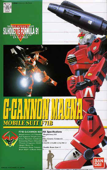Gundam Silhouette Formula 91: G-Cannon Magna Mobile Suit F71B 