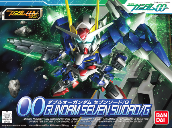 Gundam SD BB368: 00 Gundam Seven Sword/G 