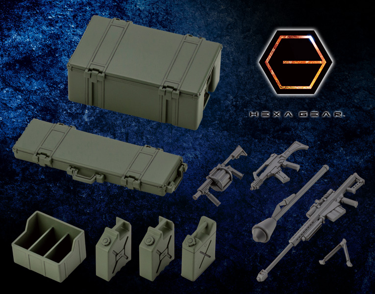 HEXA GEAR 1/24: Army Container Set 