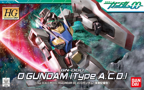 Gundam 00 High Grade (1/144) #45: GN-000 O Gundam [Type A.C.D.] 