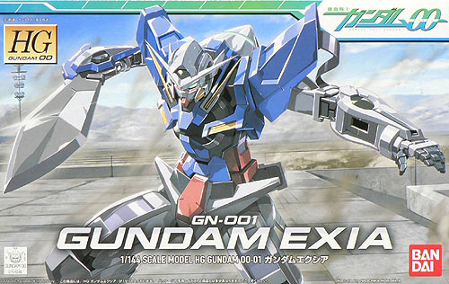 Gundam 00 High Grade (1/144) #01: GN-001 Gundam Exia 