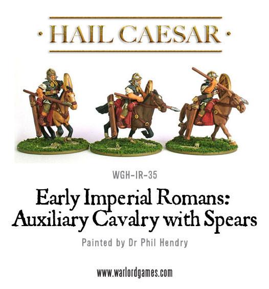 Hail Caesar: Imperial Romans: Auxiliary Cavalry with Spears Pack 