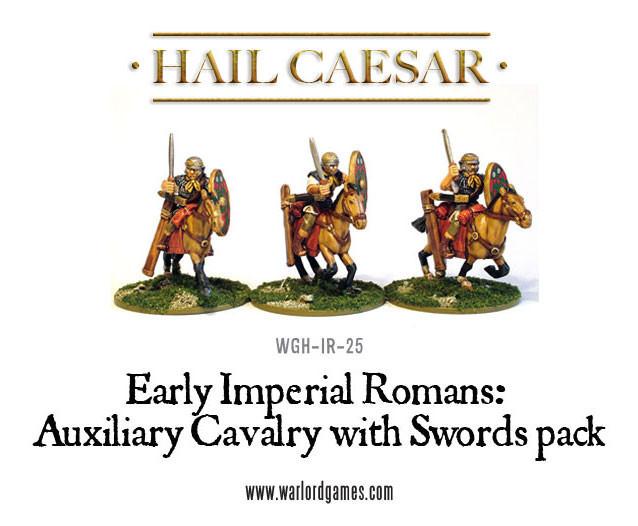 Hail Caesar: Imperial Romans: Auxiliary Cavalry with Swords Pack 