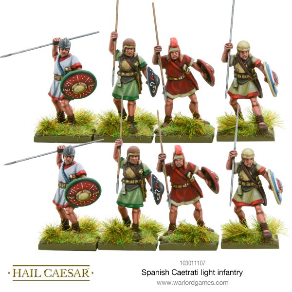 Hail Caesar: Spanish: Caetrati Light Infantry 