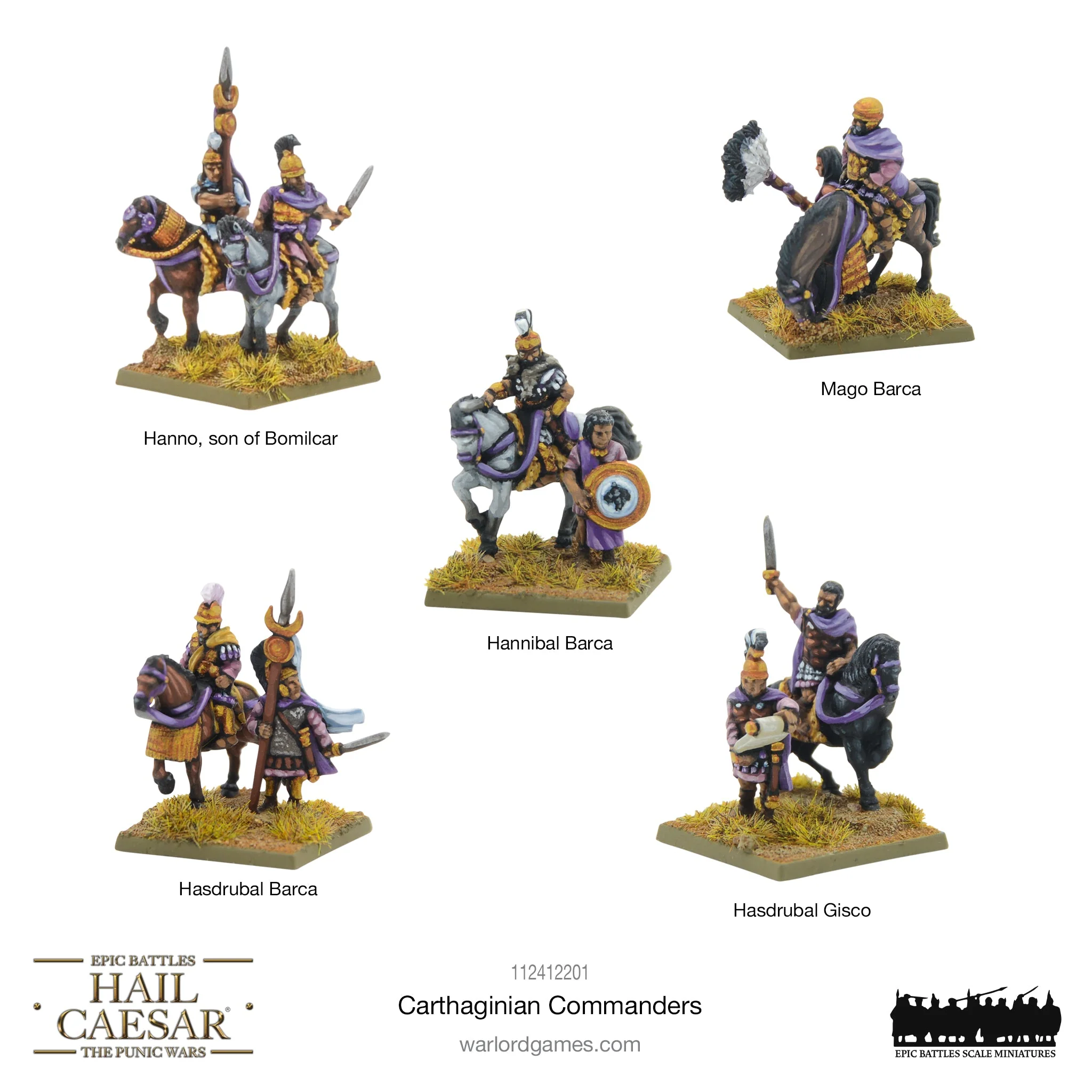 Hail Caesar The Punic Wars: Epic Battles: Carthaginian Commanders 