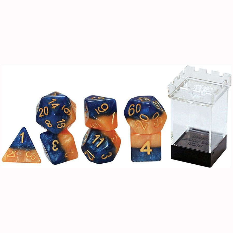 Halfsies Dice: 7 Dice Set: BAT DICE 