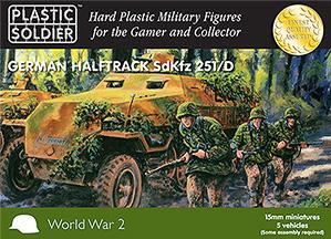 Plastic Soldier Company: 15mm German: Halftrack SdKfz 251/D 