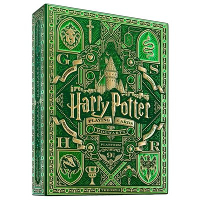 Harry Potter Slytherin Green Playing Cards 