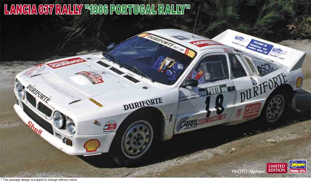 Hasegawa 1/24: Lancia 037 Rally "1986 Portugal Rally" 