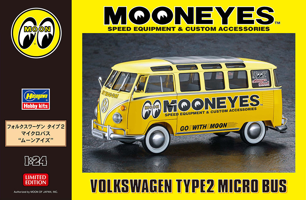 Hasegawa 1/24 VW Type 2 Micro Bus Moon 