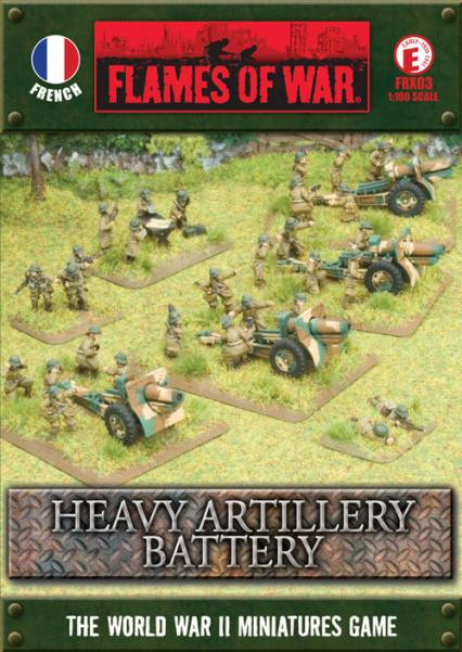 Flames of War: French: Heavy Artillery Battery 