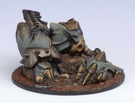 Warmachine: Cryx (91029): Helljack Warjack Wreck Marker 