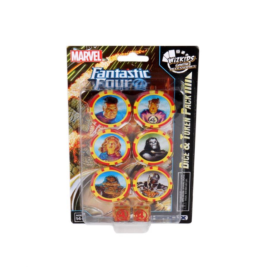Heroclix: Marvel: Fantastic Four Dice and Token Pack (DAMAGED) 