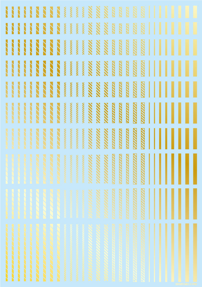 HiQ Parts: Line Decal 2 - Gold 