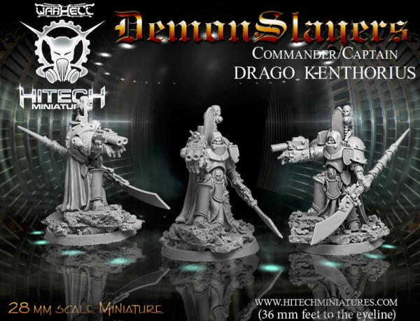 HiTech Miniatures: Commander Drago Kenthorius 
