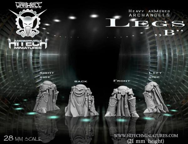HiTech Miniatures: Heavy Armored Archangels Legs B 