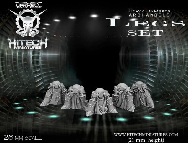 HiTech Miniatures: Heavy Armored Archangels Legs Set 