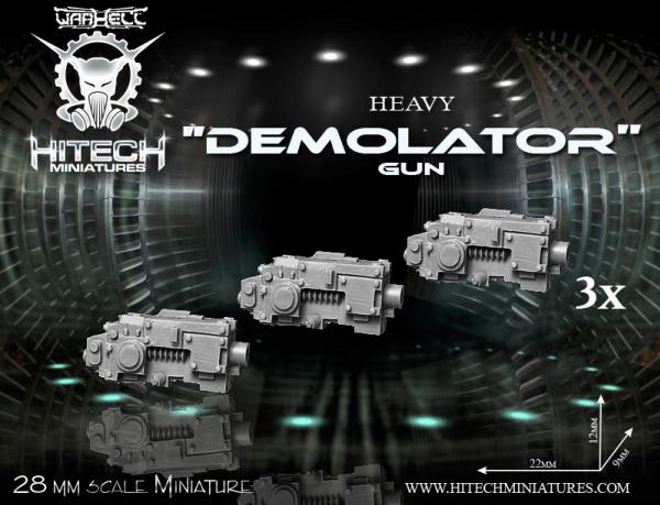 HiTech Miniatures: Heavy DEMOLATOR Gun 