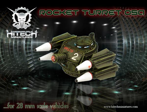 HiTech Miniatures: Rockets Turret Osa 