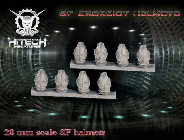HiTech Miniatures: SF Exorcist Helmets 