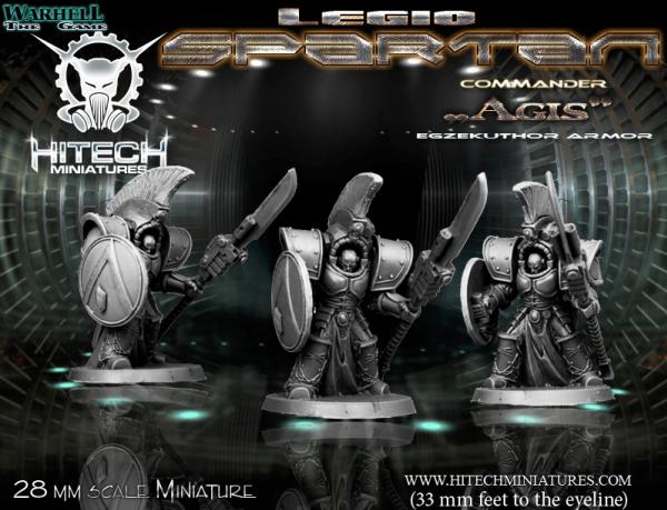 Warhell: Legio Spartan- Commander Agis 