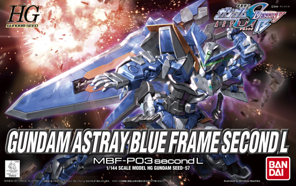 High Grade (HG) Gundam Seed: #57 Gundam Astray Blue Frame Second L 