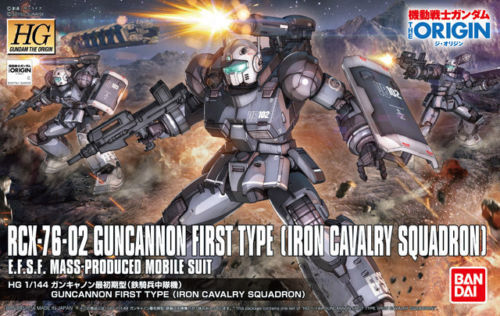 Gundam High Grade (HG) The Origin #011 Guncannon First Type (Iron Cavalry Company) 