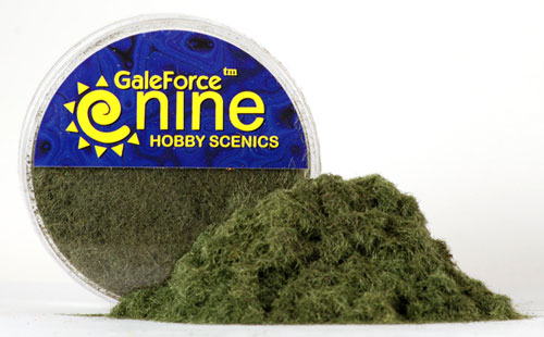 Hobby Round: Dark Green Static Grass 