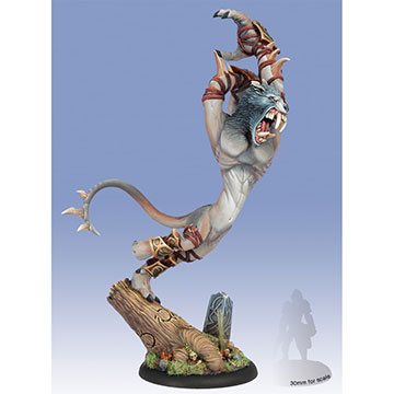 Hordes: Circle Orboros (72093): Extreme Feral Warpwolf 