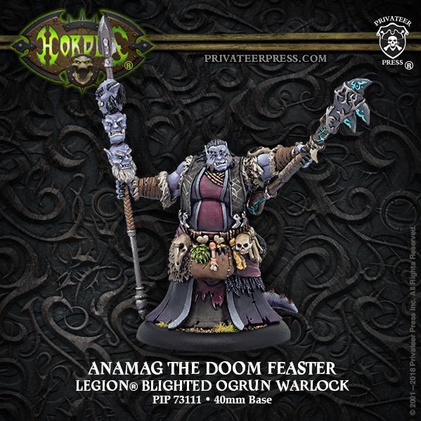 Hordes: Legion of Everblight (73111): Anamag the Doom Feaster – Legion Warlock 