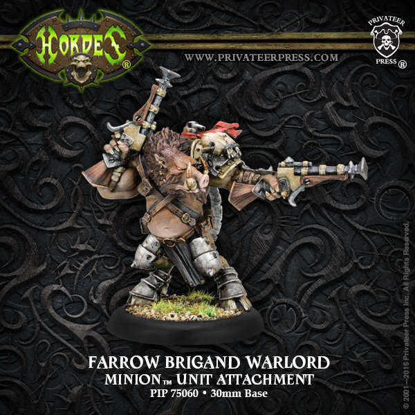 Hordes: Minions (75060): Farrow Brigand Warlord 