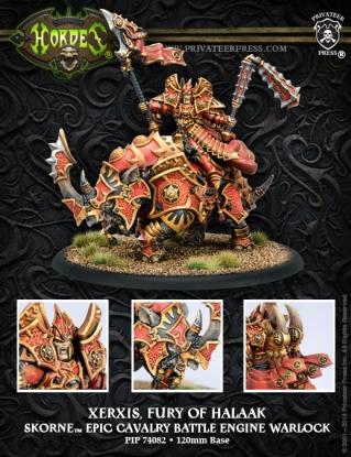 Hordes: Skorne (74082): Xerxis, Fury of Halaak Battle Engine 