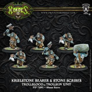 Hordes: Trollbloods (71091): Krielstone Bearer & Stone Scribes 