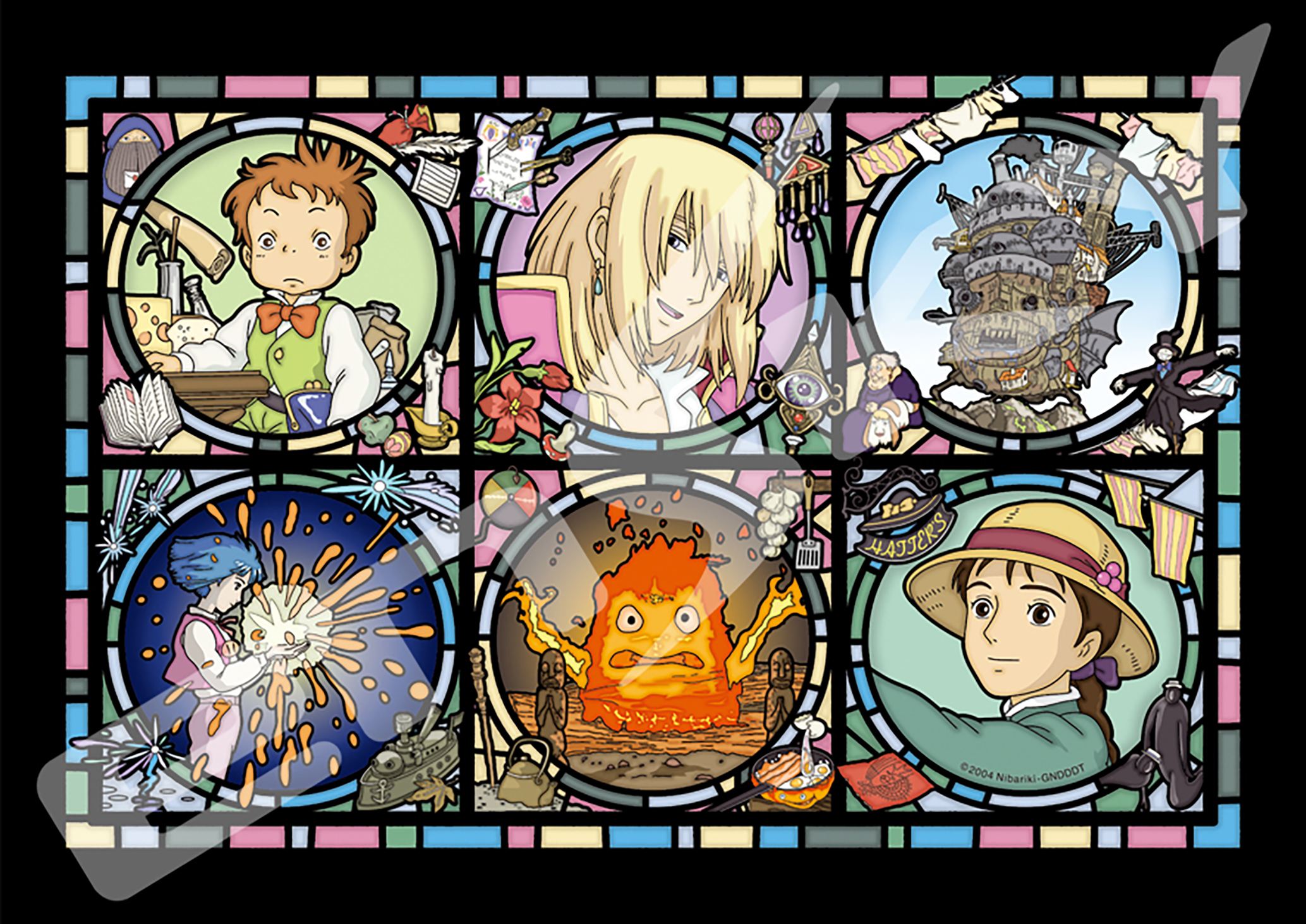 Howls Moving Castle: The Magical Castle Artcrystal Puzzle (Characters) 
