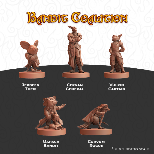 Humblewood RPG: Minis: Bandit Coalition 