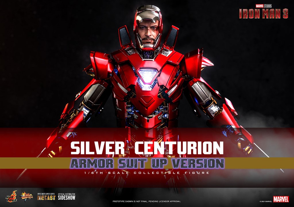 Iron Man: Silver Centurion Suit UP Diecast 1:6 