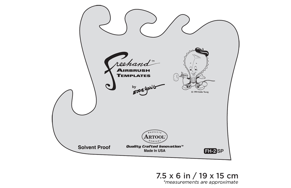 IWATA: Artool FH2 Freehand Airbrush Template 