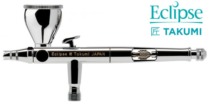 IWATA: Eclipse Takumi Side Feed Dual Action Airbrush 